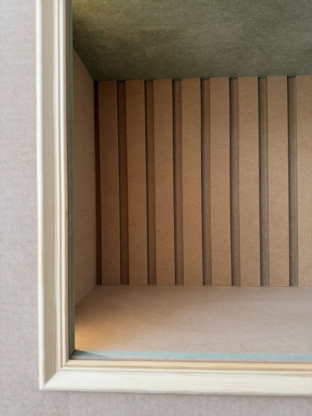 Bespoke furniture units following a refurbishment at a house in West Wickham