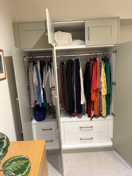 Built-in bespoke cupboards - Beckenham
