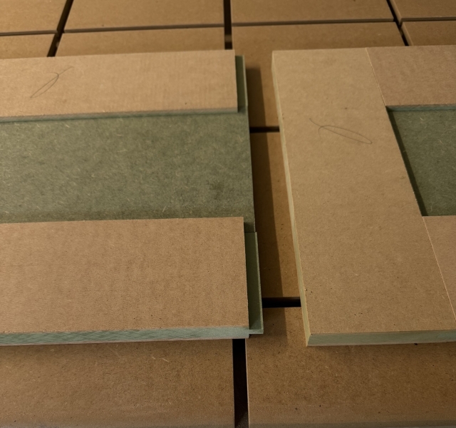 Manufacture of Shaker doors in our Bromley Workshop